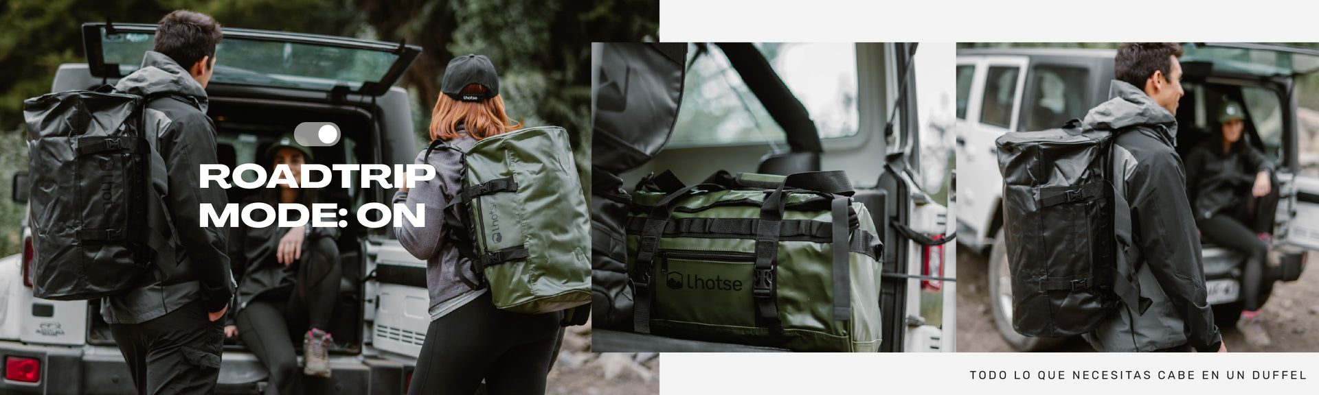 Lhotse — Roadtrip mode: on. Mochilas y duffels para la ruta