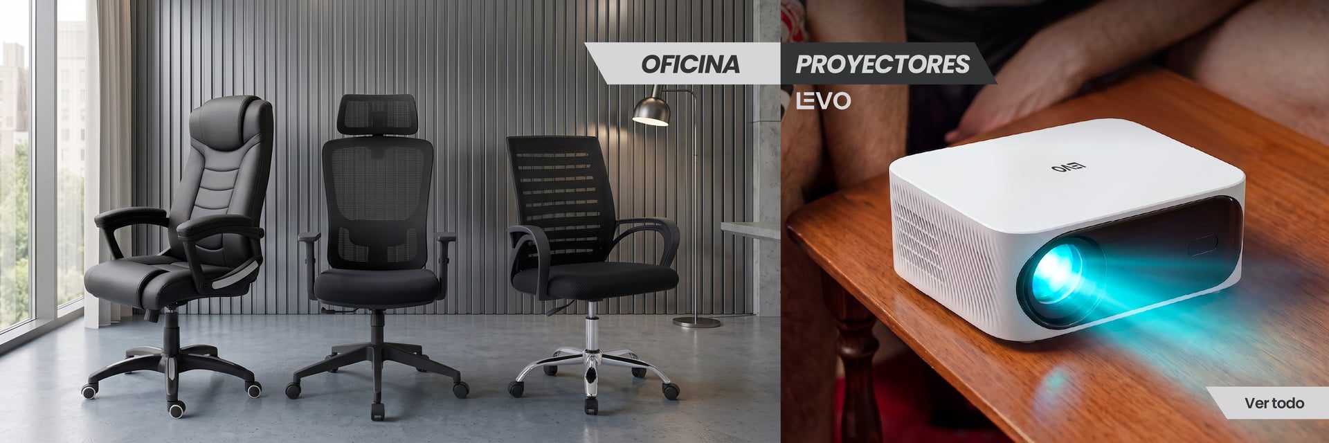 LEVO — sillas de oficina y proyectores