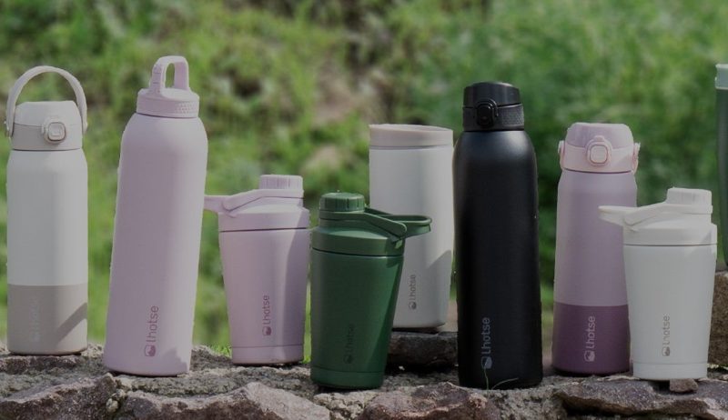 Botellas y vasos térmicos Lhotse en varios colores