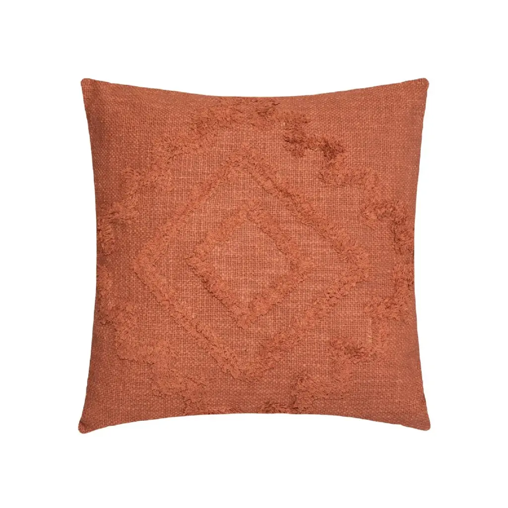 Cojín Inca Algodón Y Poliester 40X40 cm Terracota Atmosphera 5