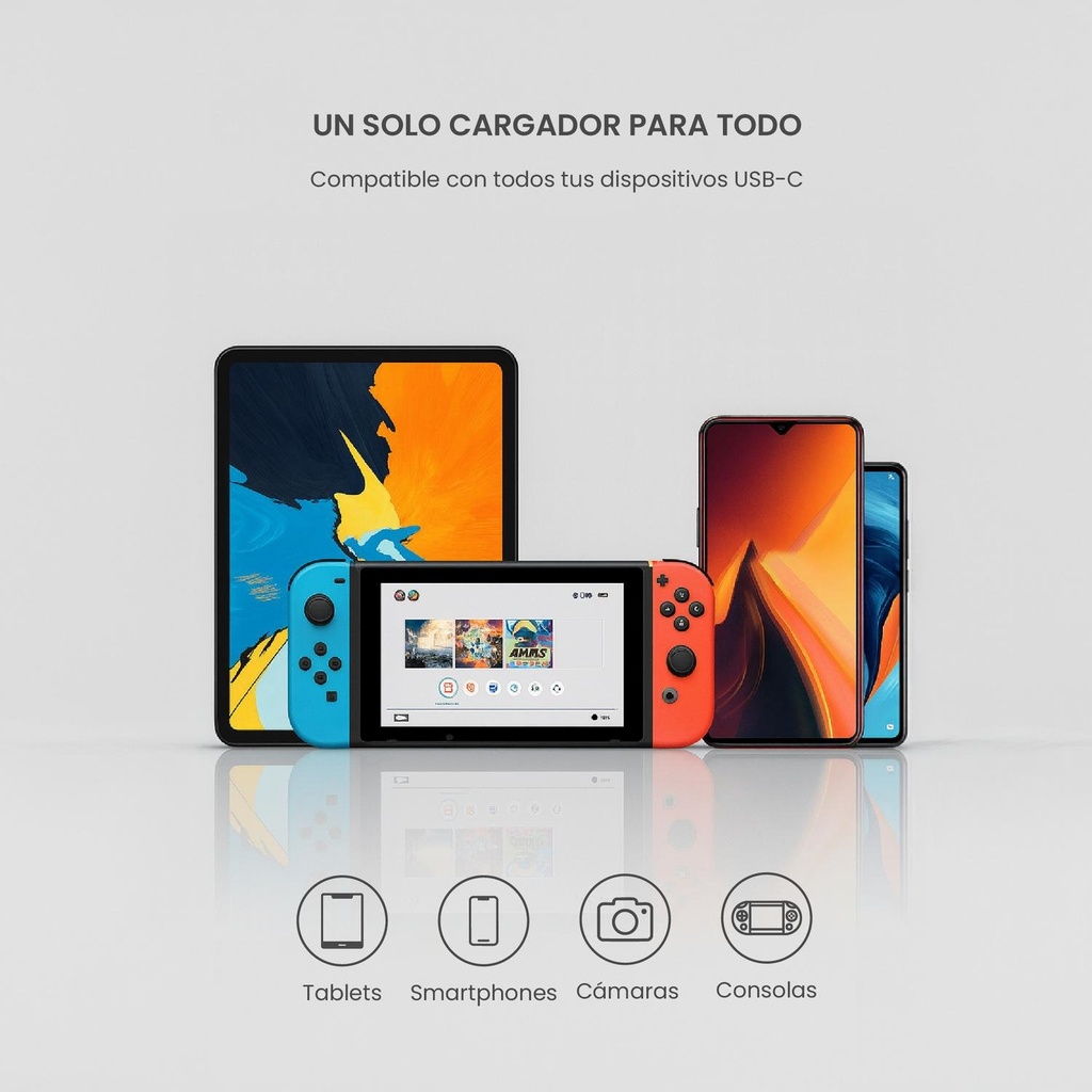 Cargador Super Rapido De Pared 25W USB-C LEVO 5