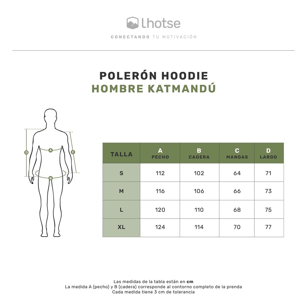 Polerón Hombre Hoodie Katmandú Lhotse 7