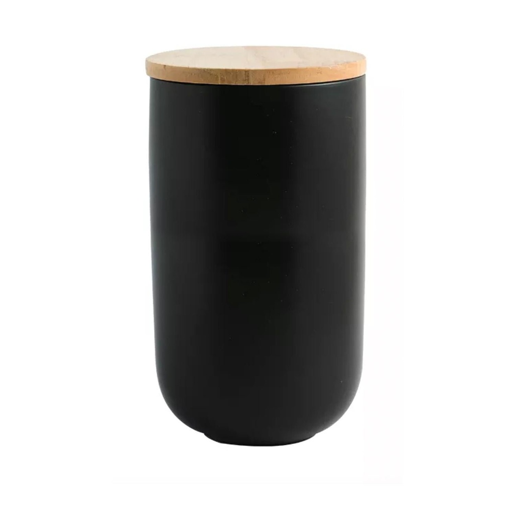 Contenedor de Cerámica Hermético Tapa Madera L Simplit 1