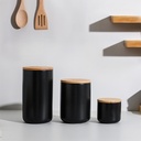 Contenedor de Cerámica Hermético Tapa Madera L Simplit 4