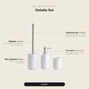 Set de Baño Cerámica · detalle