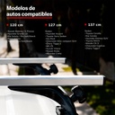 Modelos de autos compatibles con las barras Xcross Xroad