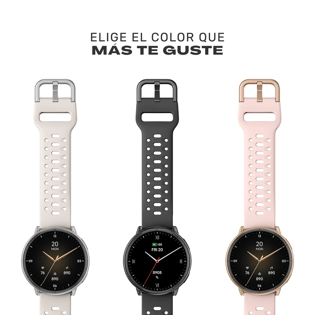 Reloj Smartwatch GPS Shar T1 43,5mm Lhotse Rosa 9