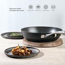 Batería Cocina Black Copper 7pzs + 12 Utensilios Negro 5