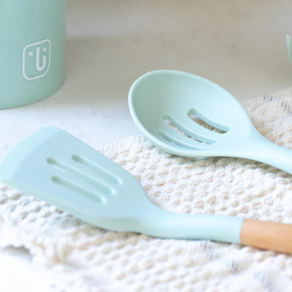 Batería Cocina Copper 7pzs + Set 12 Utensilios Calipso 6