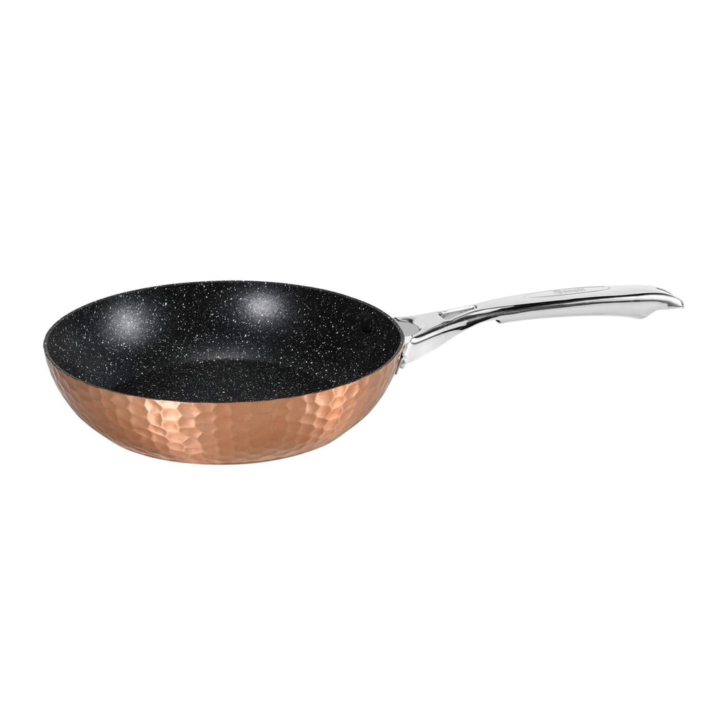 Batería Cocina Copper 7pzs + Set 12 Utensilios Negro Simplit 4