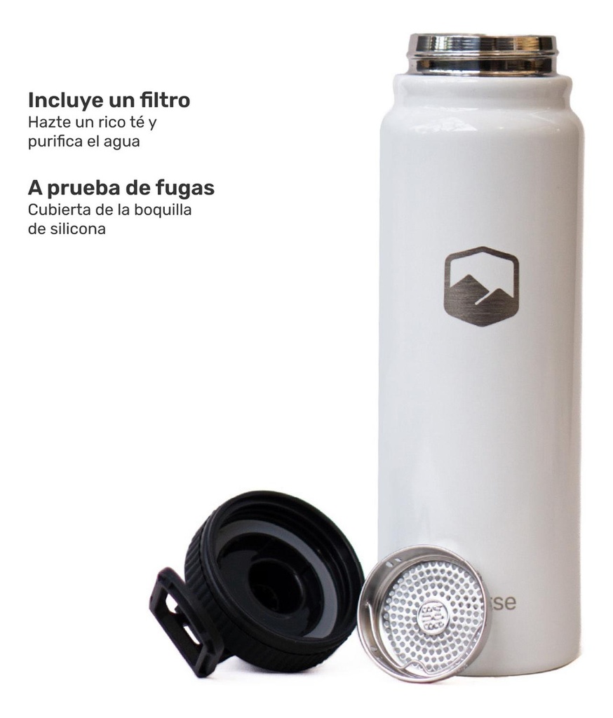 Botella Térmica Coihue White 800 ml Lhotse 3