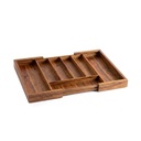 Organizador Cubiertos Expandible Madera Acasia Oslo Simplit 1