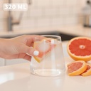 Pack 4 Vasos de Vidrio Estilo Japonés 320 ml Simplit 3