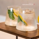 Pack 4 Vasos de Vidrio Estilo Japonés 320 ml Simplit 4