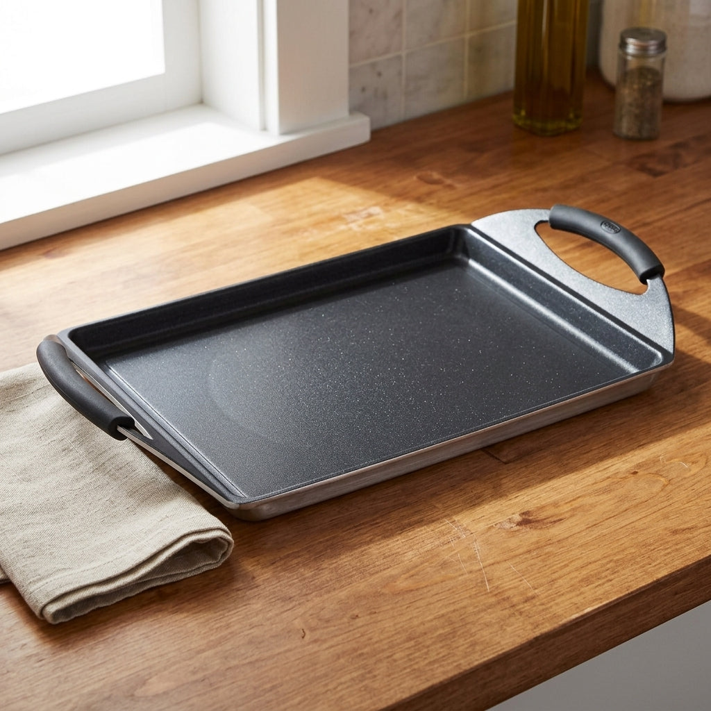 Plancha Aluminio Fundido 36cm Gravity Bergner 2