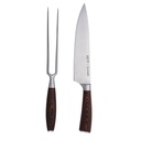 Set Parrillero Cuchillo 21cm y Tenedor Acero Inox Toledo Sim 7