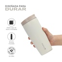 Vaso Mug Térmico Agua Café 2X Termicup 590 ml Black + Beige 4