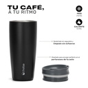 Vaso Mug Térmico Agua Café 2X Termicup 590 ml Black + Pink 6