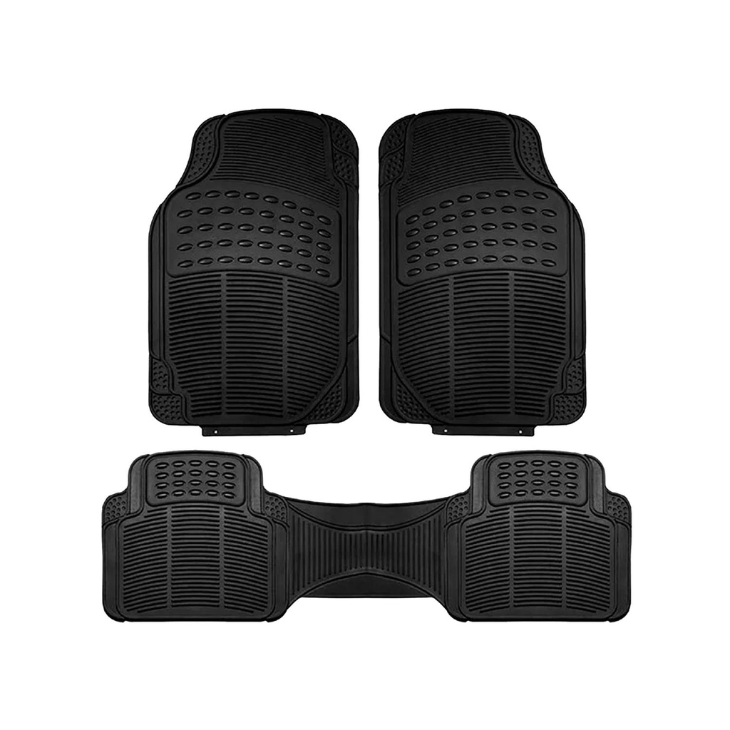Alfombra Piso de Goma para auto Universal 3 piezas Xroad (estudio)