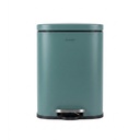 Basurero Cocina Lucca 12Lt Pedal Acero Inox Simplit (estudio)