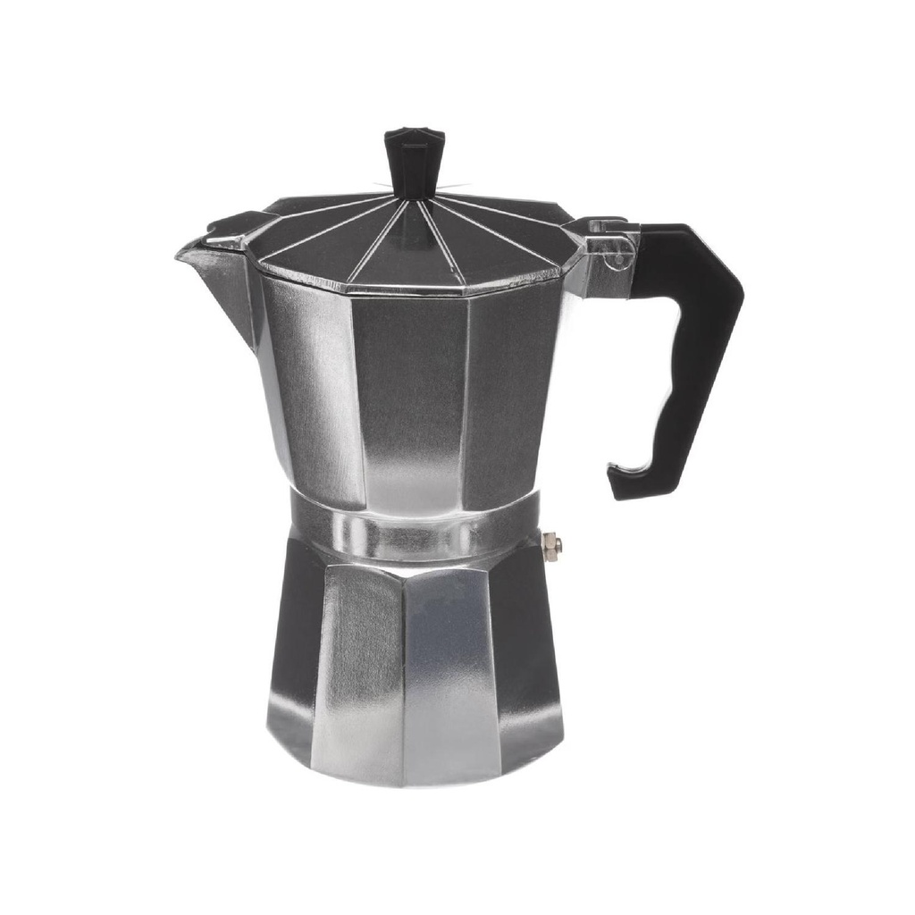 Cafetera Italiana Acero Inoxidable 6 Tazas Secret de Gourmet (estudio)
