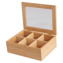 Caja De Organización Para Té De Bambú DAY (estudio)