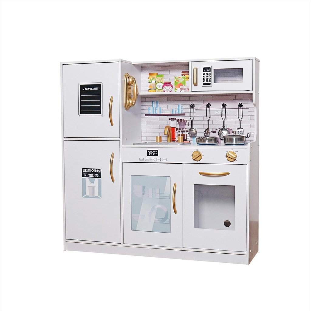 Cocina de Juguete Infantil Niños Madera Accesorios Bandú (estudio)
