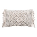 Cojín Decorativo de Macrame 30x50 cm Atmosphera (estudio)