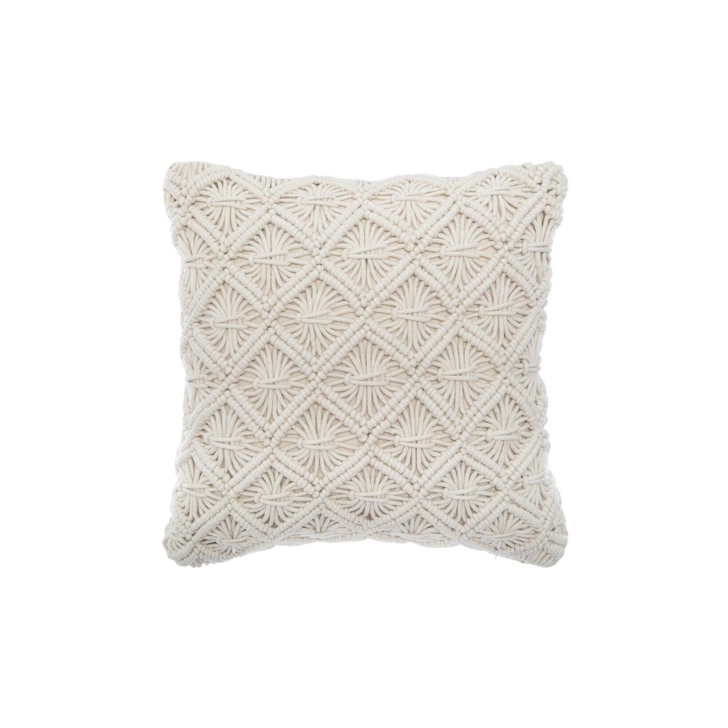 Cojín Ete Macrame 40 x 40 cm Atmosphera (estudio)