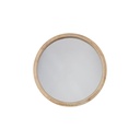 Espejo Redondo Olav 52 cm Marco de Madera Beige Atmosphera (estudio)