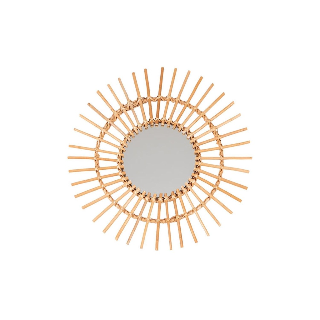 Espejo Decorativo Redondo Jane de Ratan 58 cm Atmosphera (estudio)