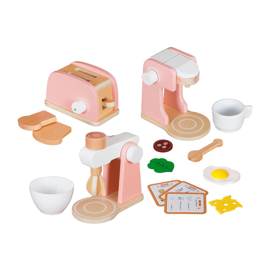 Juguete Infantil Mini Electrodomésticos Cocina Madera Bandú (estudio)
