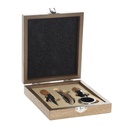 Kit De Vino 4 Piezas Con Caja Secret De Gourmet (estudio)