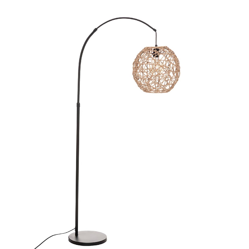 Lámpara de Pie Arco Rahe Metal Natural 180 cm Atmosphera (estudio)