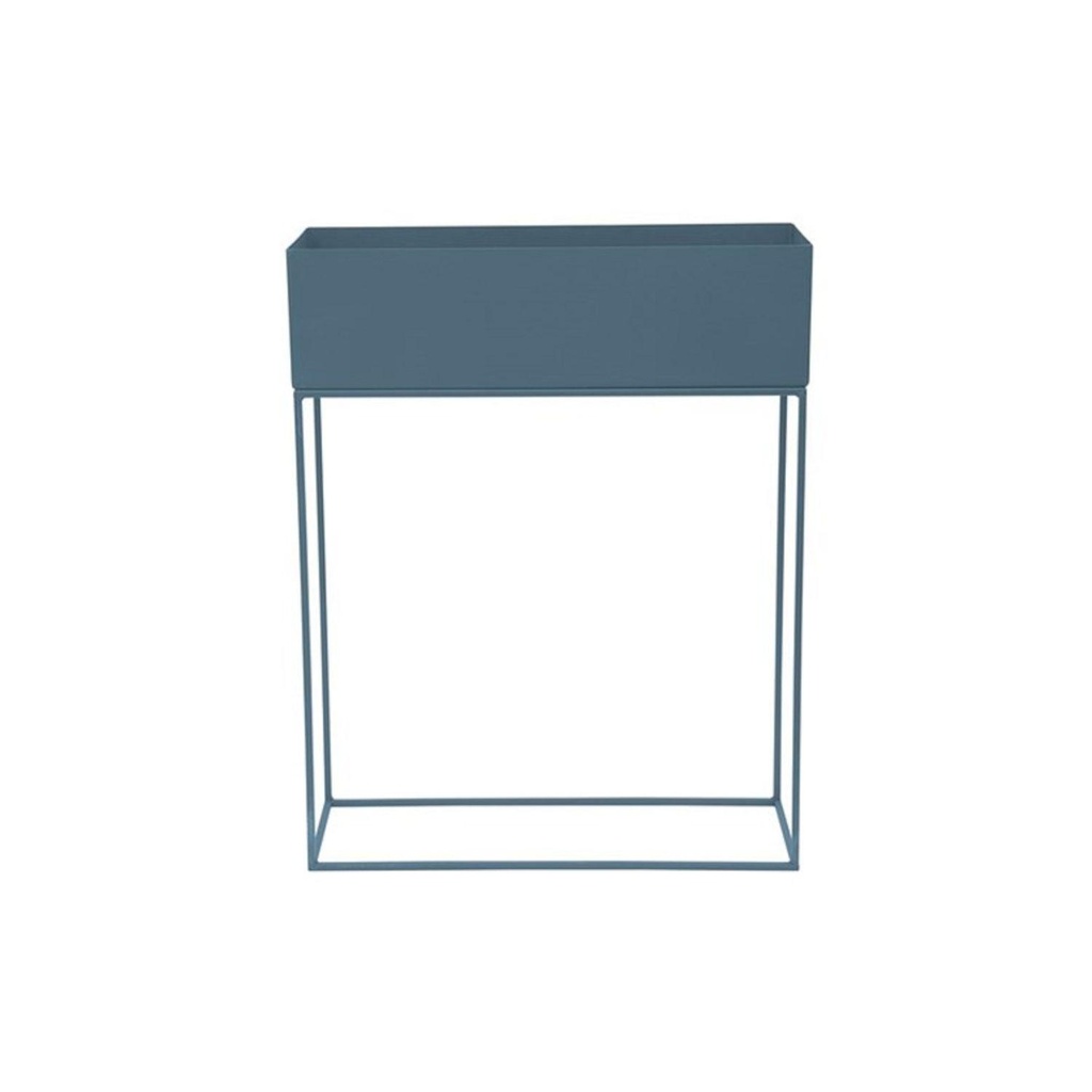 Macetero Metal Azul 55 X 20 X 70 Cm Grouw (estudio)