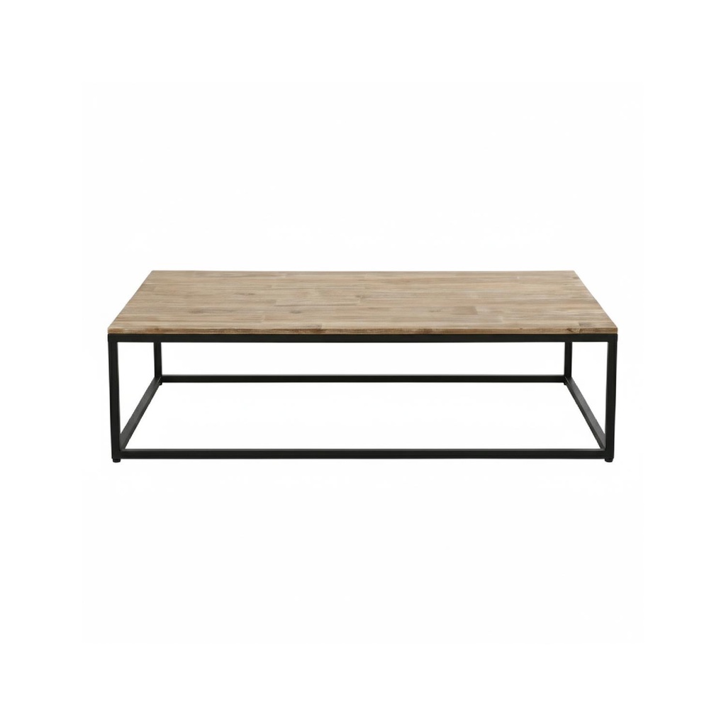 Mesa de Centro Edena Diseño Industrial Madera y Metal Atmosphera (estudio)