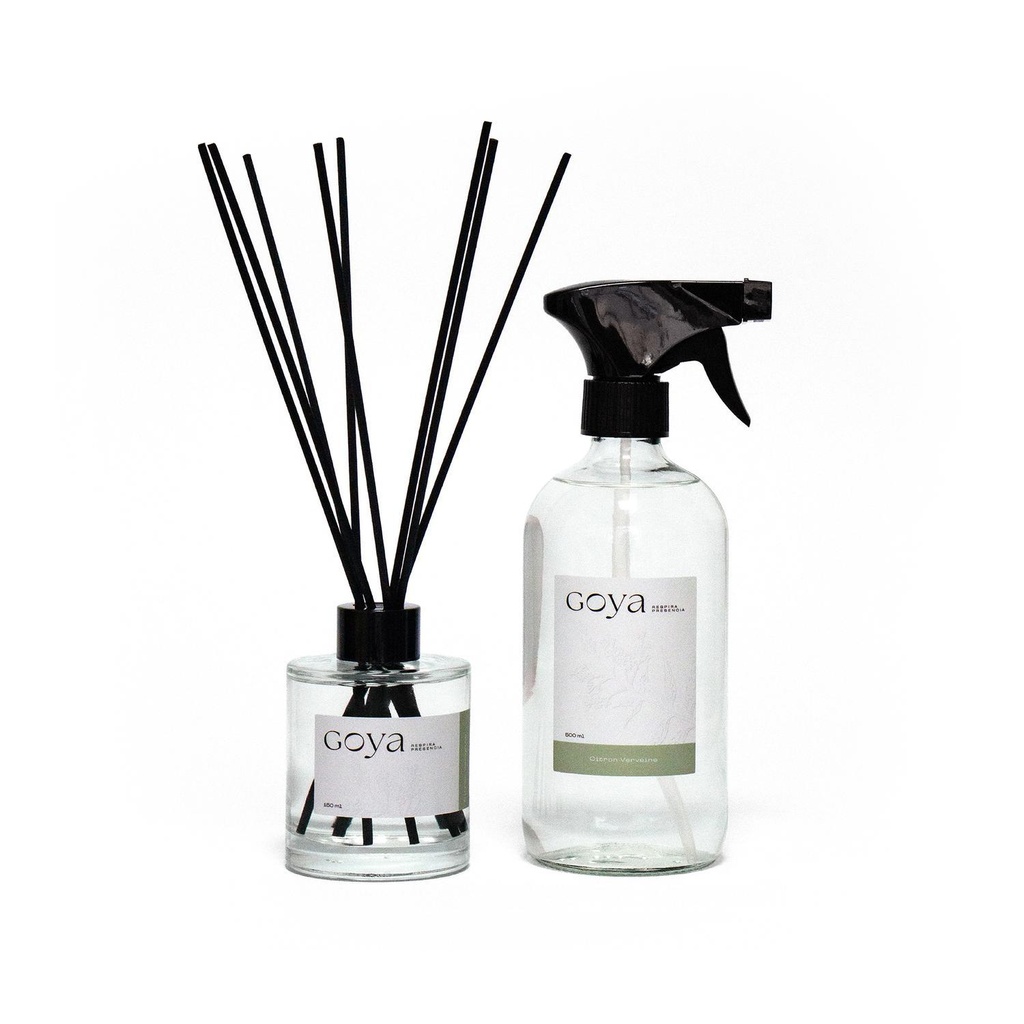 Pack Home Spray + Difusor Varitas Citron Verveine GOYA (estudio)