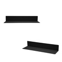 Repisa 55X15X9 cm Metal Negro DAY (estudio)