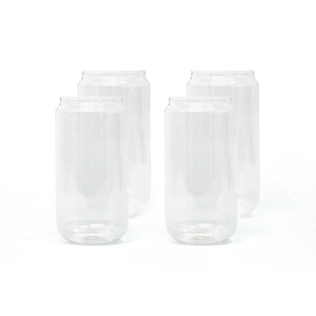 Set 4 Vasos Vidrio Borosilicato 550 ml Simplit (estudio)