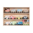Set Autos de Juguete Tren Pista y Señaleticas Madera Bandú (estudio)