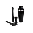 Set Coctelera Acero Inoxidable Black 4 Piezas Day (estudio)