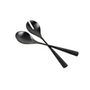 Set Ensalada Acero Inoxidable Negro DAY (estudio)