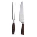 Set Parrillero Cuchillo 21cm y Tenedor Acero Inox Toledo Simplit (estudio)