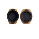 Set de 2 Fuentes de Fierro Fundido + Tabla de Bambú Dangrill (estudio)