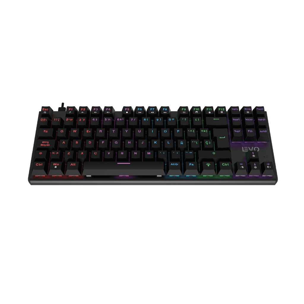 Teclado Gamer NovaBlade TKL Red Switch Mecánico ESP RGB LEVO (estudio)