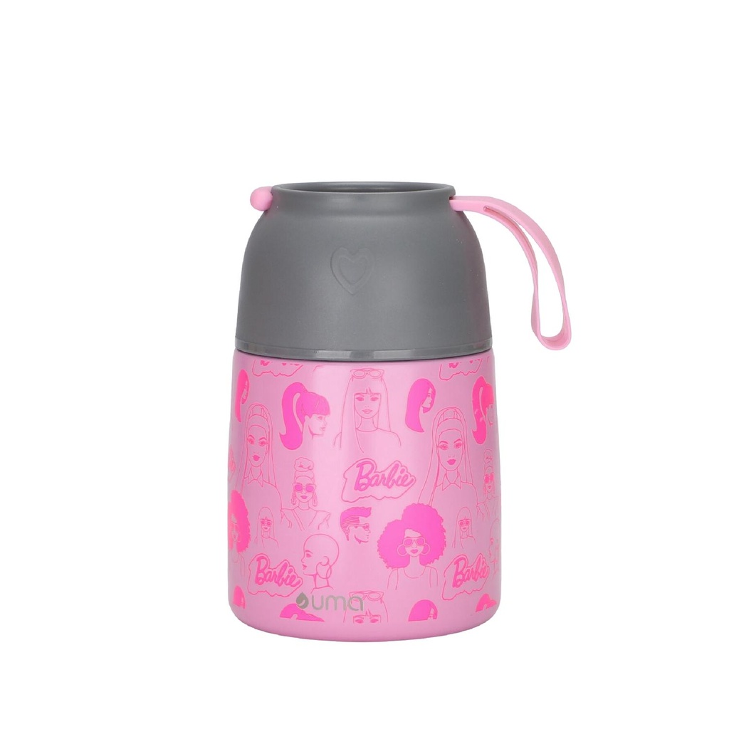 Termo Comida Barbie & Friends + Cuchara 450ml Acero Inox UMA (estudio)