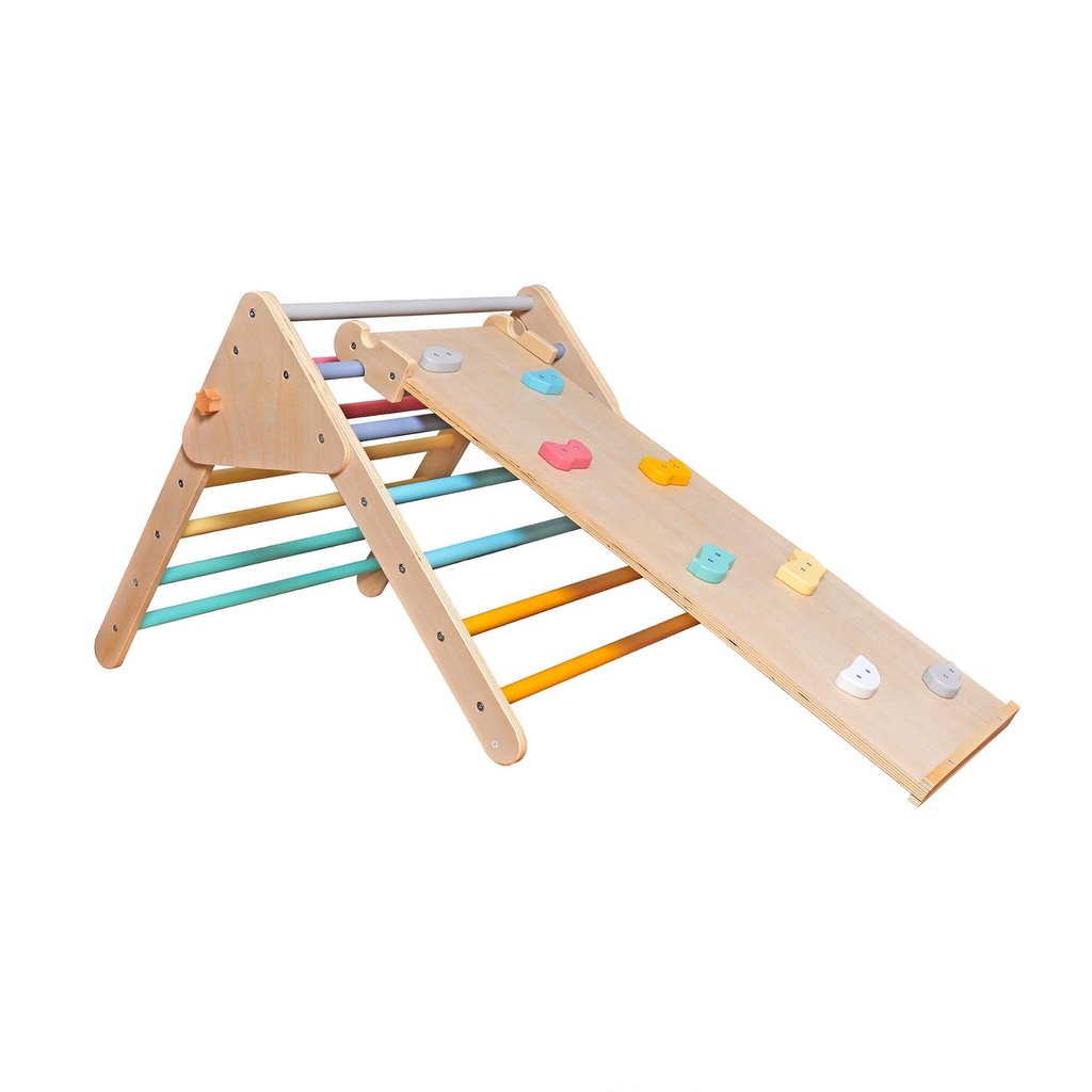 Torre Aprendizaje Infantil Pikler Escalada Montessori Bandú (estudio)