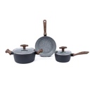 Batería de Cocina Antiadherente Oregon 5 Piezas Simplit (estudio)
