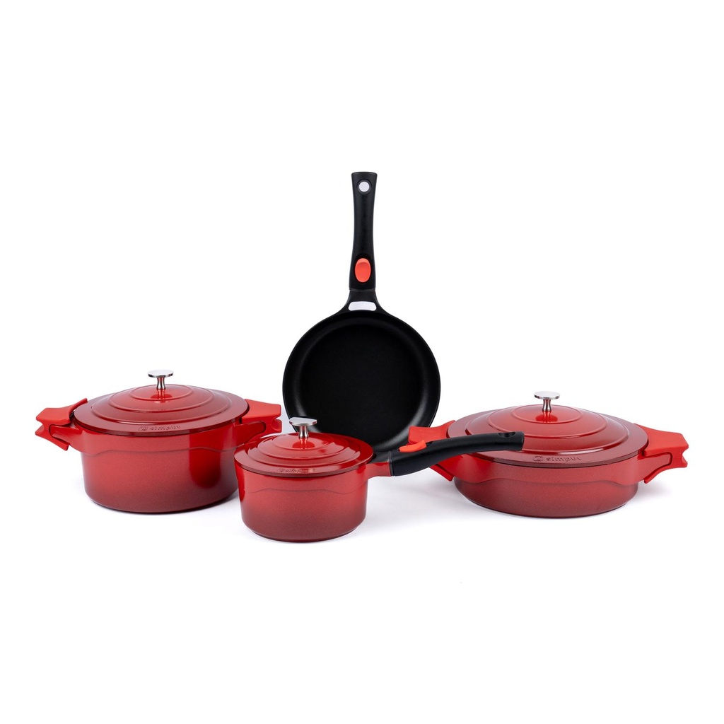 Batería de Cocina Toulouse 7 pcs + Accesorios Simplit (estudio)