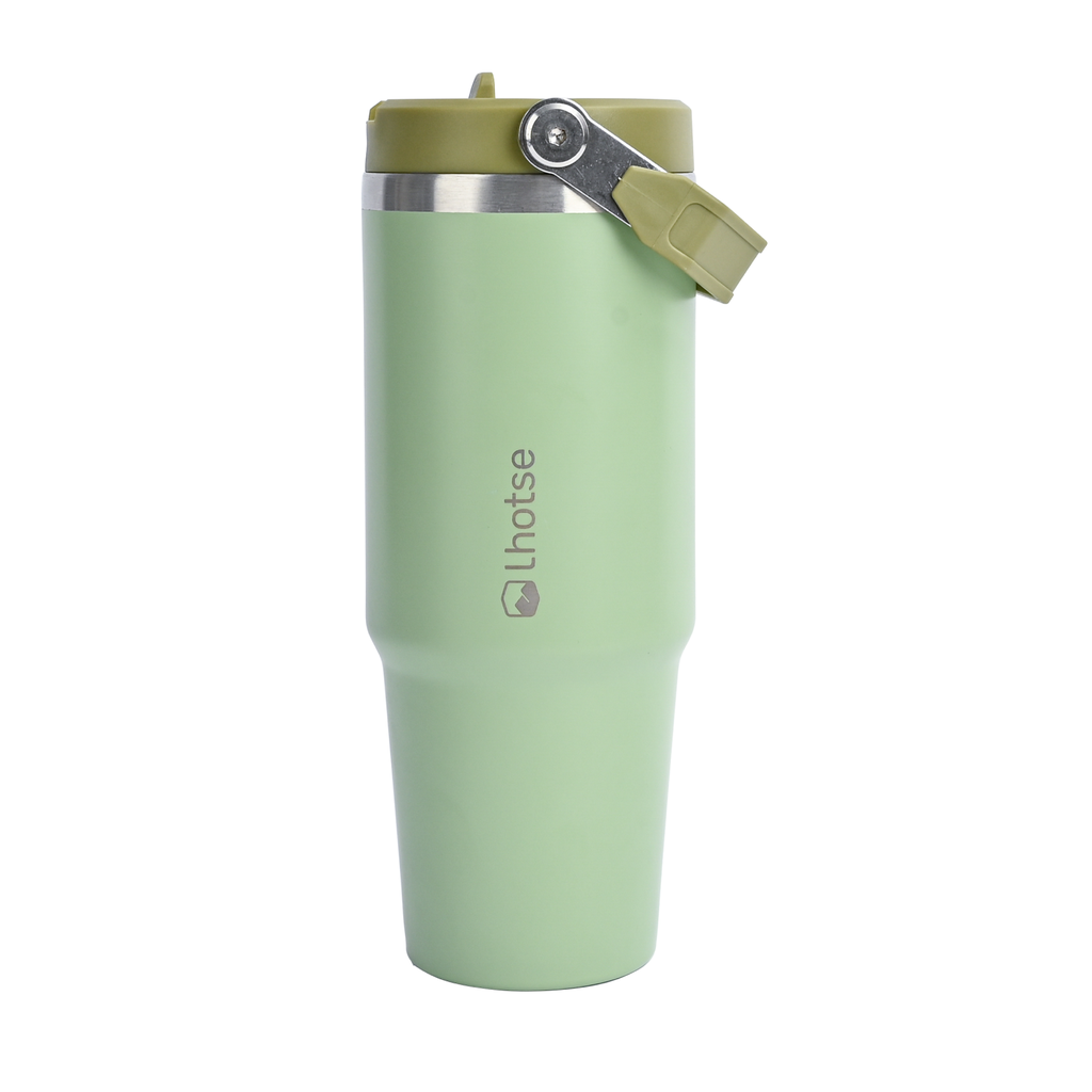Botella Térmica Insulada Lhotse Travel Mug 900ml Green (estudio)